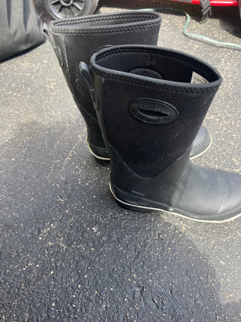 Western Chief Kids Black Waterproof Pull-On Rain Boots